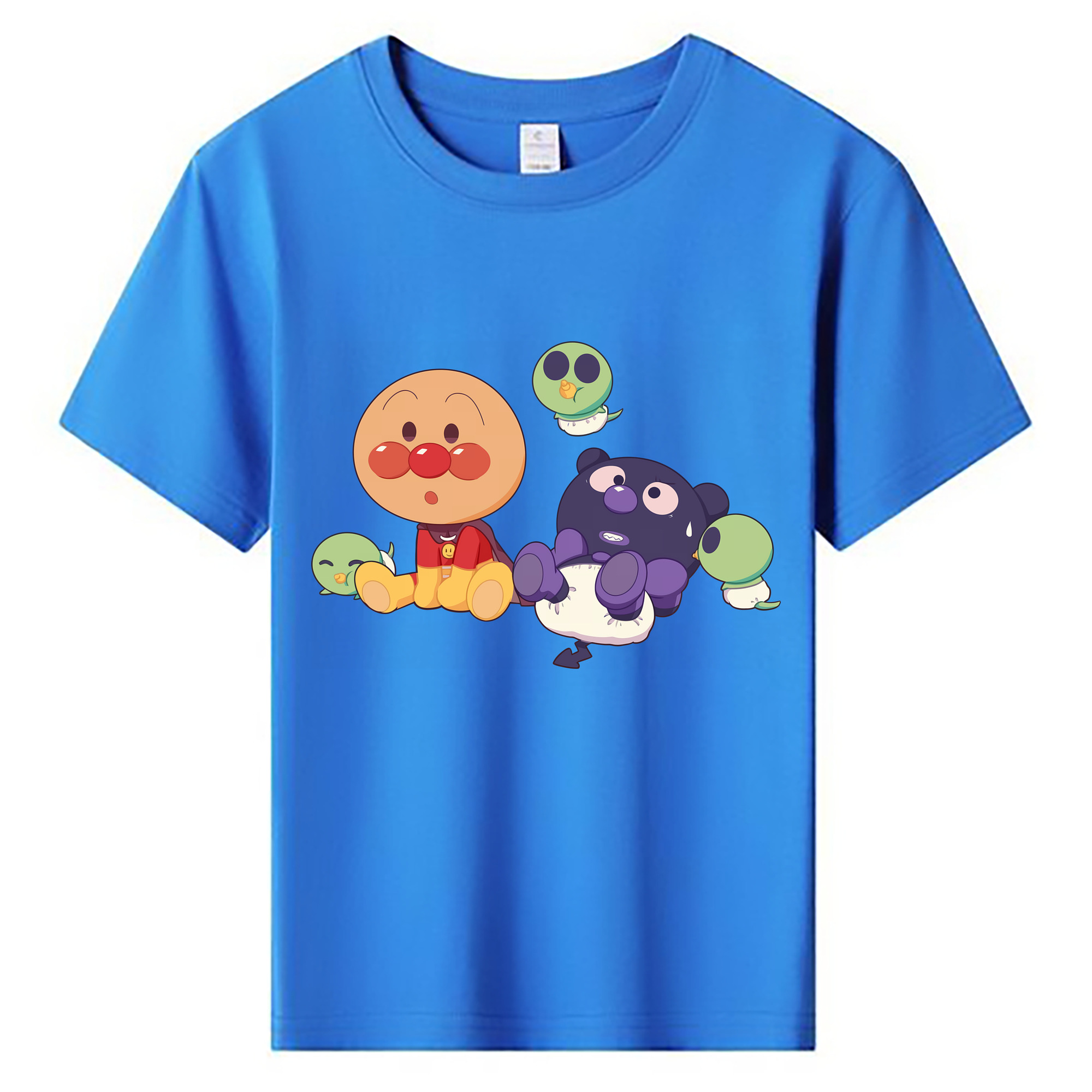 （画像用） アンパンマン Anpanman 綿100％キッズTシャツ（フロントプリント）